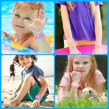 SUIHUOJI Kids Airtag Bracelet Waterproof Silicone Wristband