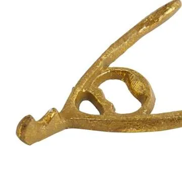 Creative Co-Op Gold Wishbone Bottle Opener for Stylish Bars