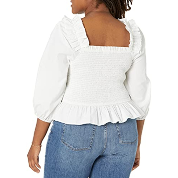 Shop The Drop Marisol Smocked Cropped Top - Elegant Spring Style