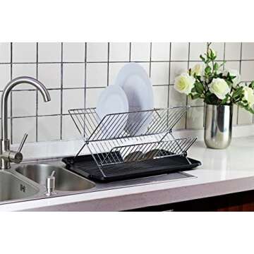 Neat-O Black Dish Drain Board - Versatile & Stylish Kitchen Solution