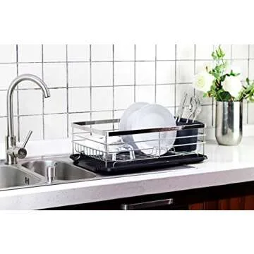 Neat-O Black Dish Drain Board - Versatile & Stylish Kitchen Solution