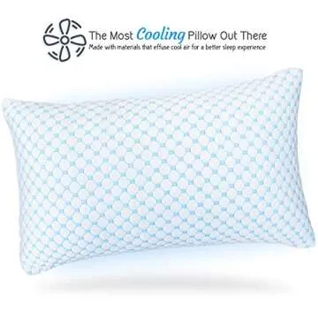 Luxury Cooling Gel Pillows - Adjustable Memory Foam Comfort