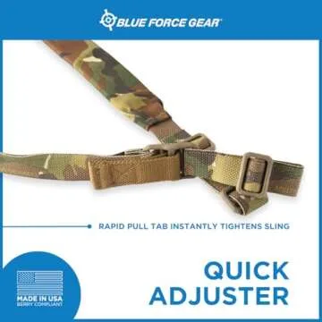 Blue Force Gear Vickers Padded Sling - Adjustable, Durable, Comfortable