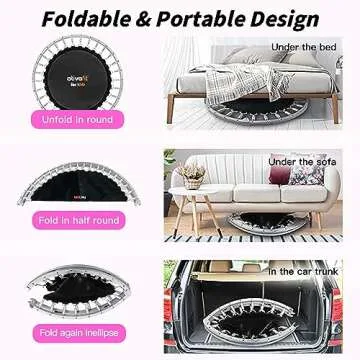 Ativafit 36'' Mini Trampoline for Kids - Safe & Fun