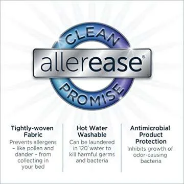 AllerEase Waterproof Mattress Protector for Maximum Allergy Protection