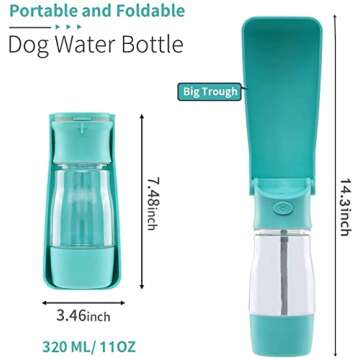 Portable Dog Water Bottle for Outdoor Adventures