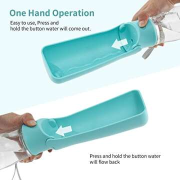Portable Dog Water Bottle for Outdoor Adventures