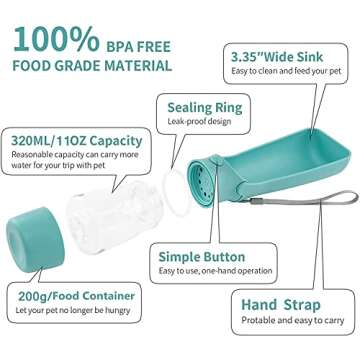 Portable Dog Water Bottle for Outdoor Adventures