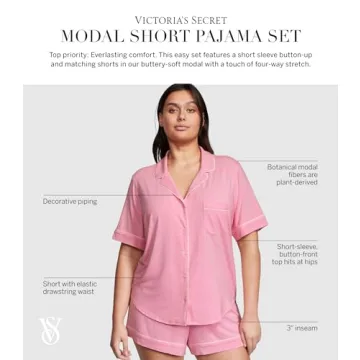Victoria's Secret Modal Pajama Set for Women - Soft Comfort