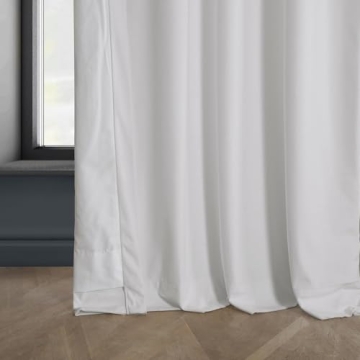 HPD Velvet Curtains 50W x 96L Room Darkening Panels