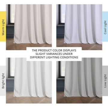 HPD Velvet Curtains 50W x 96L Room Darkening Panels
