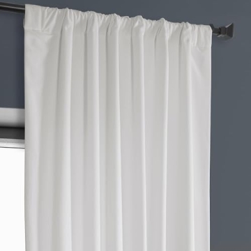 HPD Velvet Curtains 50W x 96L Room Darkening Panels