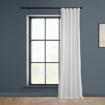 HPD Velvet Curtains 50W x 96L Room Darkening Panels