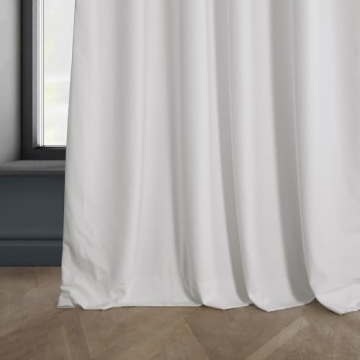 HPD Velvet Curtains 50W x 96L Room Darkening Panels