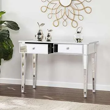 Space-Saving Southern Enterprises Rawlings Wall-Mount Desk