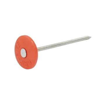 Grip Rite 3PRCAP1 3 inch Electro Galvanized Grip-Cap Nail