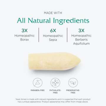 Vitanica Yeast Arrest Suppositories for Yeast Relief