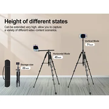 Elitehood Heavy Duty Tripod for Video Recording