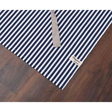 AMOUR INFINI Cotton Aprons for Women with Pockets Adjustable Strap and Waist Ties Washable Printed A...