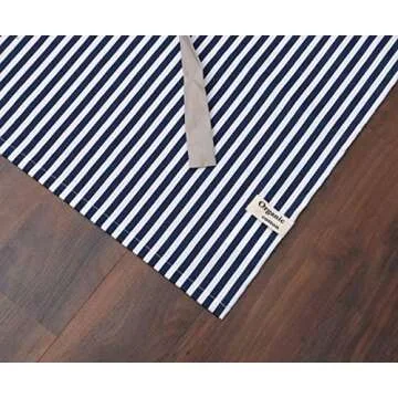 AMOUR INFINI Cotton Aprons for Women with Pockets Adjustable Strap and Waist Ties Washable Printed A...