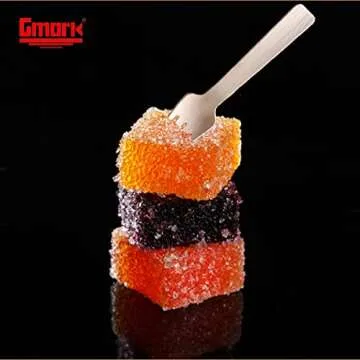 Gmark Mini Wooden Spork 100 ct Eco-Friendly Cutlery