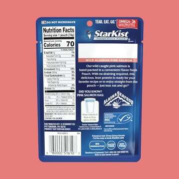 StarKist Wild Pink Salmon - Boneless, Skinless - 2.6 oz Pouch (Pack of 12)