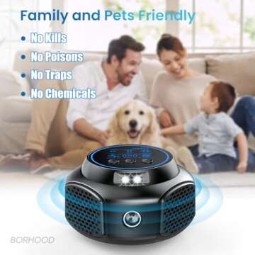 Ultrasonic Pest Repellent for Mice and Rodents - Safe and Effective