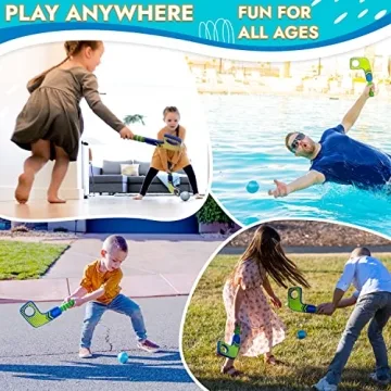 Knee Hockey Sticks Set for Kids - Fun Mini Sports Game