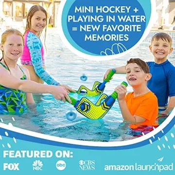 Knee Hockey Sticks Set for Kids - Fun Mini Sports Game