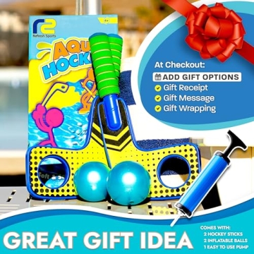 Knee Hockey Sticks Set for Kids - Fun Mini Sports Game