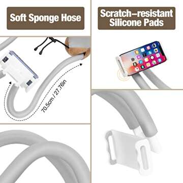 MoKo Neck Phone Holder - Versatile 360° Stand for Devices