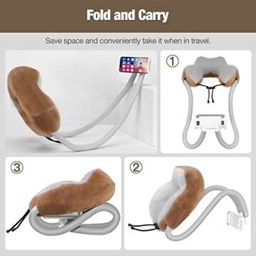 MoKo Neck Phone Holder - Versatile 360° Stand for Devices