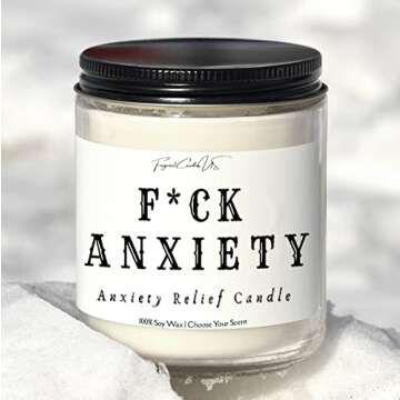 Healing candles,manifestation candle,anxiety relief items,anxiety Candle,anxiety Candles for women,I...