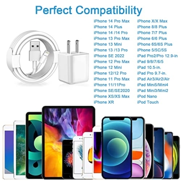 MFi Certified iPhone Charger - 2Pack Lightning Cords