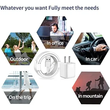 MFi Certified iPhone Charger - 2Pack Lightning Cords