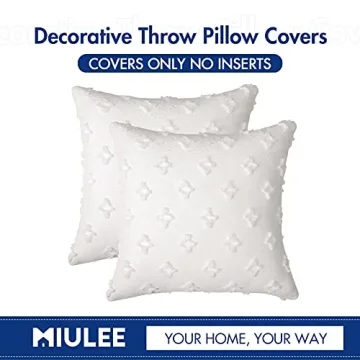 Stylish MIULEE Decorative Throw Pillow Covers Set