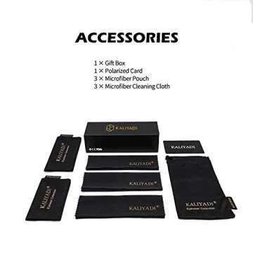 KALIYADI Polarized Sunglasses for Men and Women Matte Finish Sun glasses Color Mirror Lens UV Blocking (3 Pack)