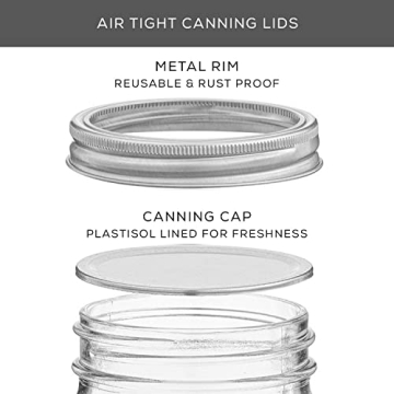 32 Oz Mason Jars Set - Versatile Storage & Crafting