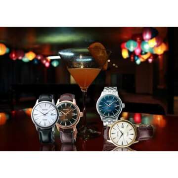 SEIKO PRESAGE Automatic Sky Diving SRPB43J1 - Elegant Timepiece