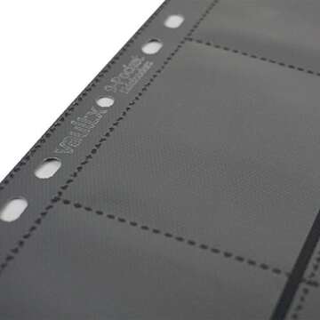 Vault X Sideloaders - 9-Pocket A4 Trading Card Binder Pages Storage Wallet - Double-Sided Side-Loading Pockets for 900 Card Capacity for TCG CCG (50 Pages)