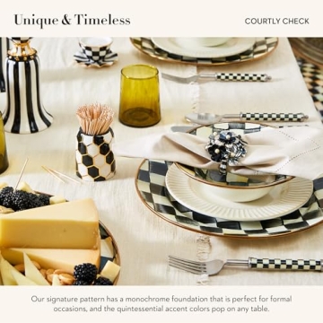 Elegant MacKenzie-Childs Charger Plate for Stylish Dining