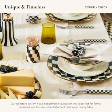 Elegant MacKenzie-Childs Charger Plate for Stylish Dining