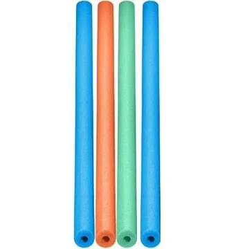 Lot of 4 Pool Noodles Floating Swimming Fun 48" Multipurpose Foam Craft Cylinder