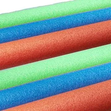Lot of 4 Pool Noodles Floating Swimming Fun 48" Multipurpose Foam Craft Cylinder