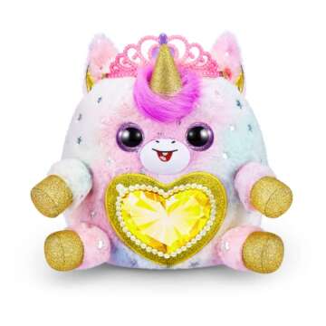 Rainbocorns Fairycorn Princess Surprise (Unicorn) by ZURU 11" Collectible Plush Stuffed Animal, Surp...