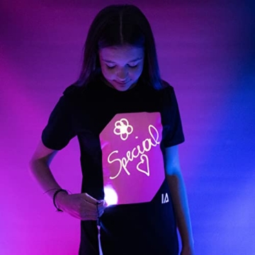 Interactive Glow in The Dark Kids T-Shirt for Parties