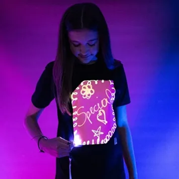 Interactive Glow in The Dark Kids T-Shirt for Parties