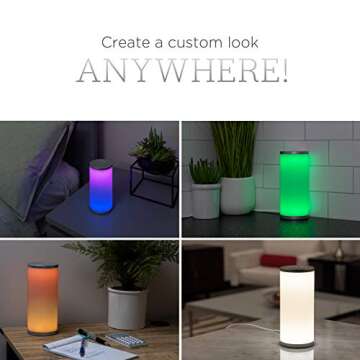 Enbrighten Color-Fusion LED Lamp - Touch Sensor & RGB Colors