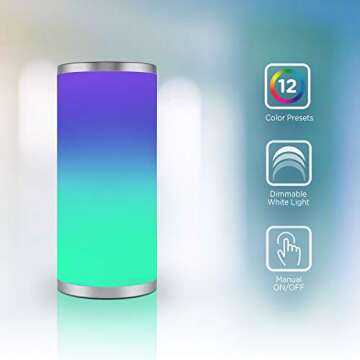 Enbrighten Color-Fusion LED Lamp - Touch Sensor & RGB Colors