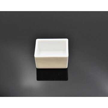 50pcs White Plastic Empty Watercolor Paint Pans for Custom Palettes